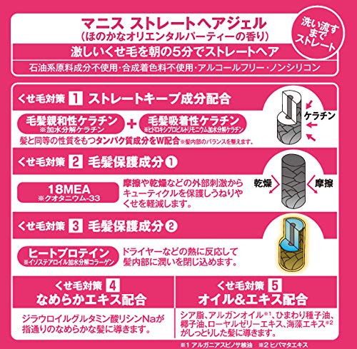 Manis Japan Straight Hair Gel | Premium Styling Product