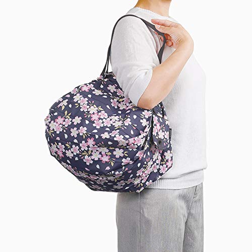 Marna Sakura Japanese Eco Bag S464Sa Compact Foldable Bag (size M) - Made In Japan