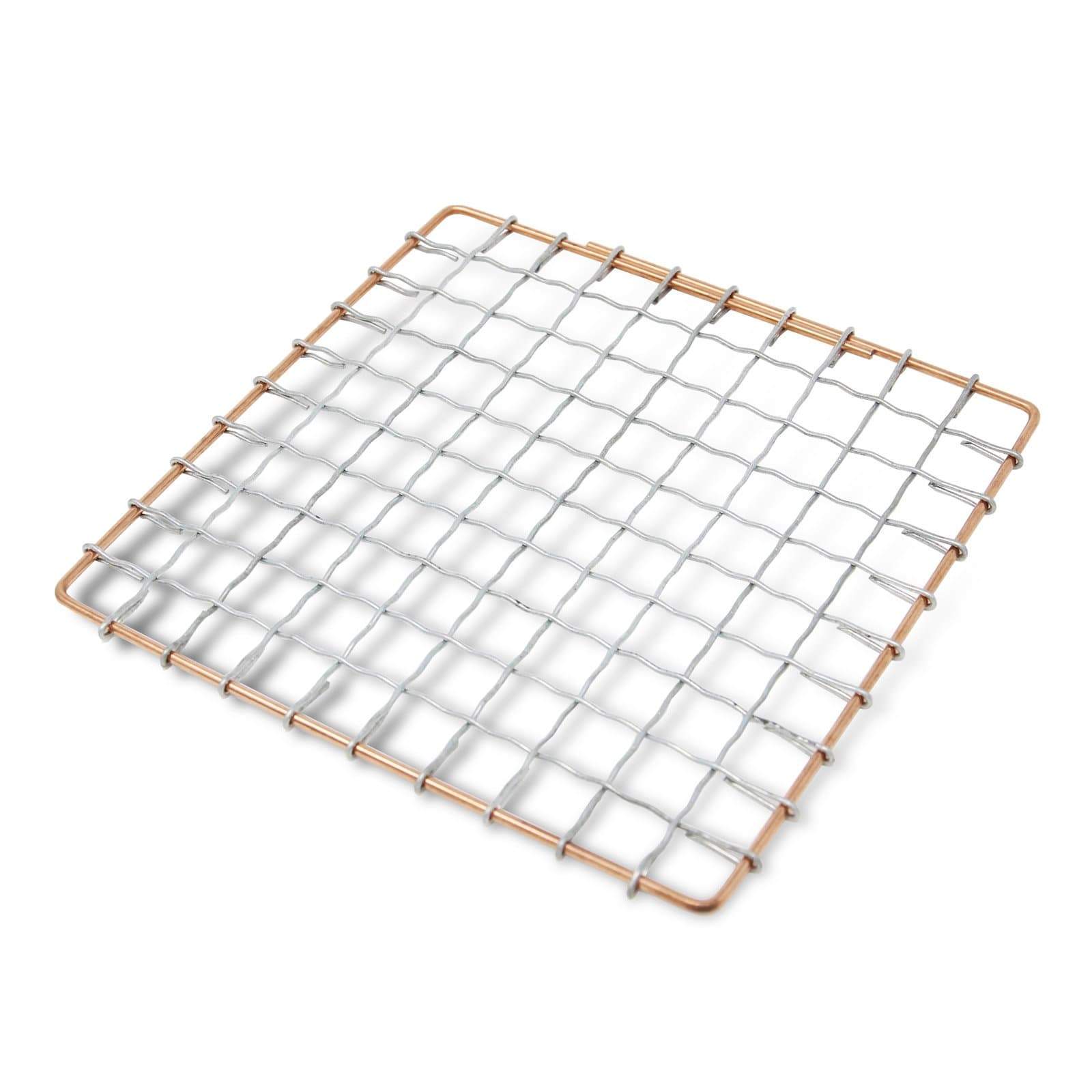 Marujyu Stainless Steel Barbecue Grill Intercrimp Woven Wire Mesh For Hida Konro 15cm (for Hida Konro No.6)