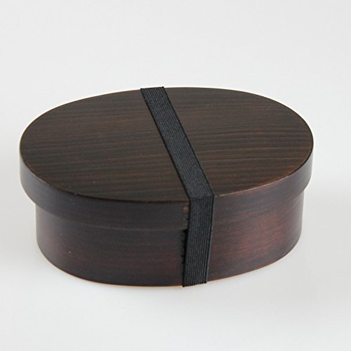 Eemon Of The Festival Magewappa Oval Bento Box Japan Lacquer Coated Finish
