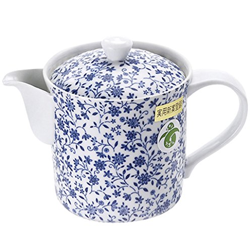 Itsumi Pottery Mh Pot Sweet Flower Large Cylindrical Tea Strainer 042597 - Made In Japan