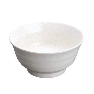 Min Melamine Dinnerware Donburi Rice Bowl 15cm - White