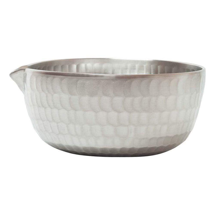 Miranda Style Japan Hammered Aluminum Lipped Yattoko Pincers Pan Silver Small