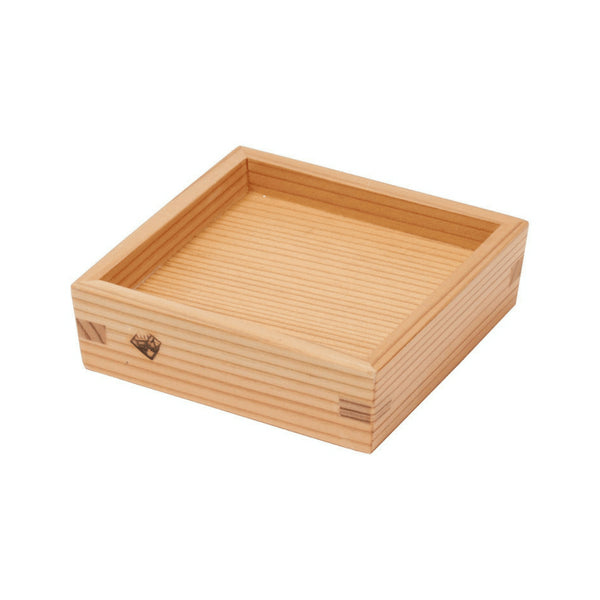 Miranda Style Omoeraku Handcrafted Japanese Cedar Square Saucer S (89x89mm)