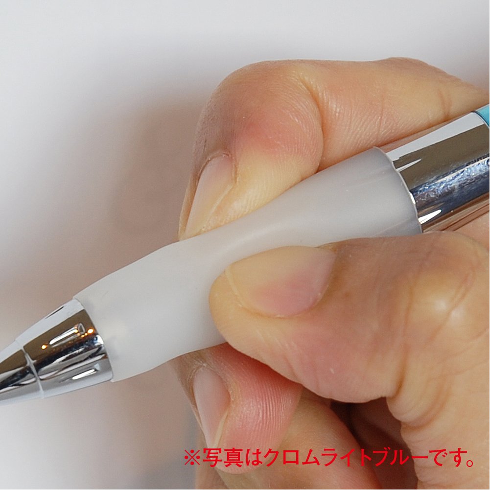 Mitsubishi Pencil Mechanical Pen Uni Alpha Gel 0.5 Chrome Black Japan M5618Gg1Pc.24
