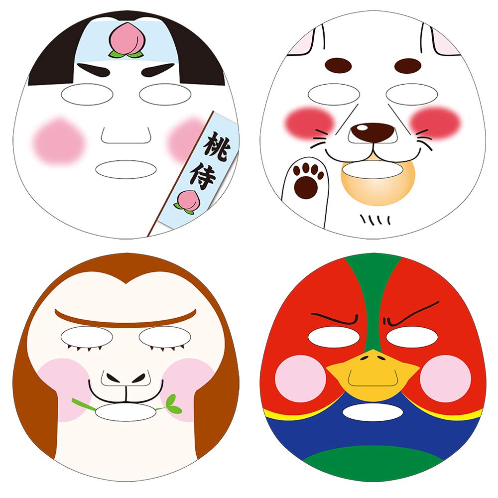 Sun Smile Momotaro Art Mask Box Set Made In Japan