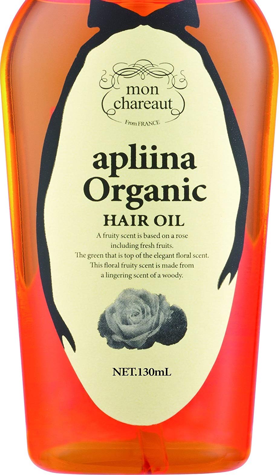 Moncharute Aprina Organic Hair Oil 130Ml Japan - Big Bottle