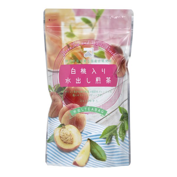 Kanematsu Drained Green Tea With White Peach Tea 20 Bags