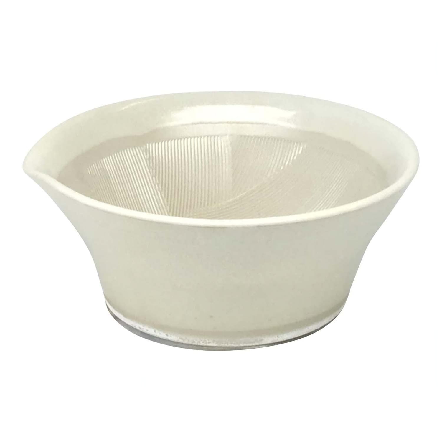 Motoshige Ceramic Suribachi Mortar White Japan For Baby Food