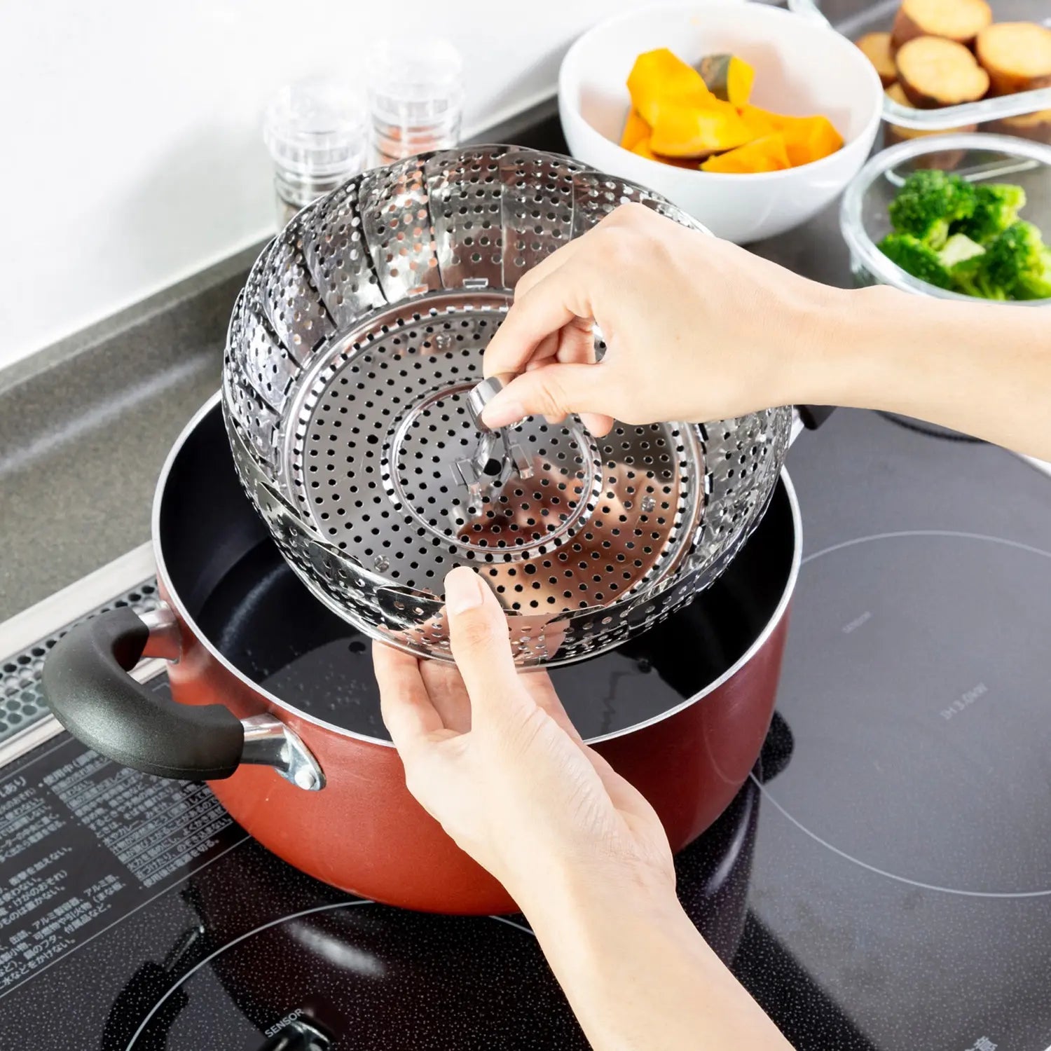 Mt-Torimatsu Stainless Steel Steamer Insert