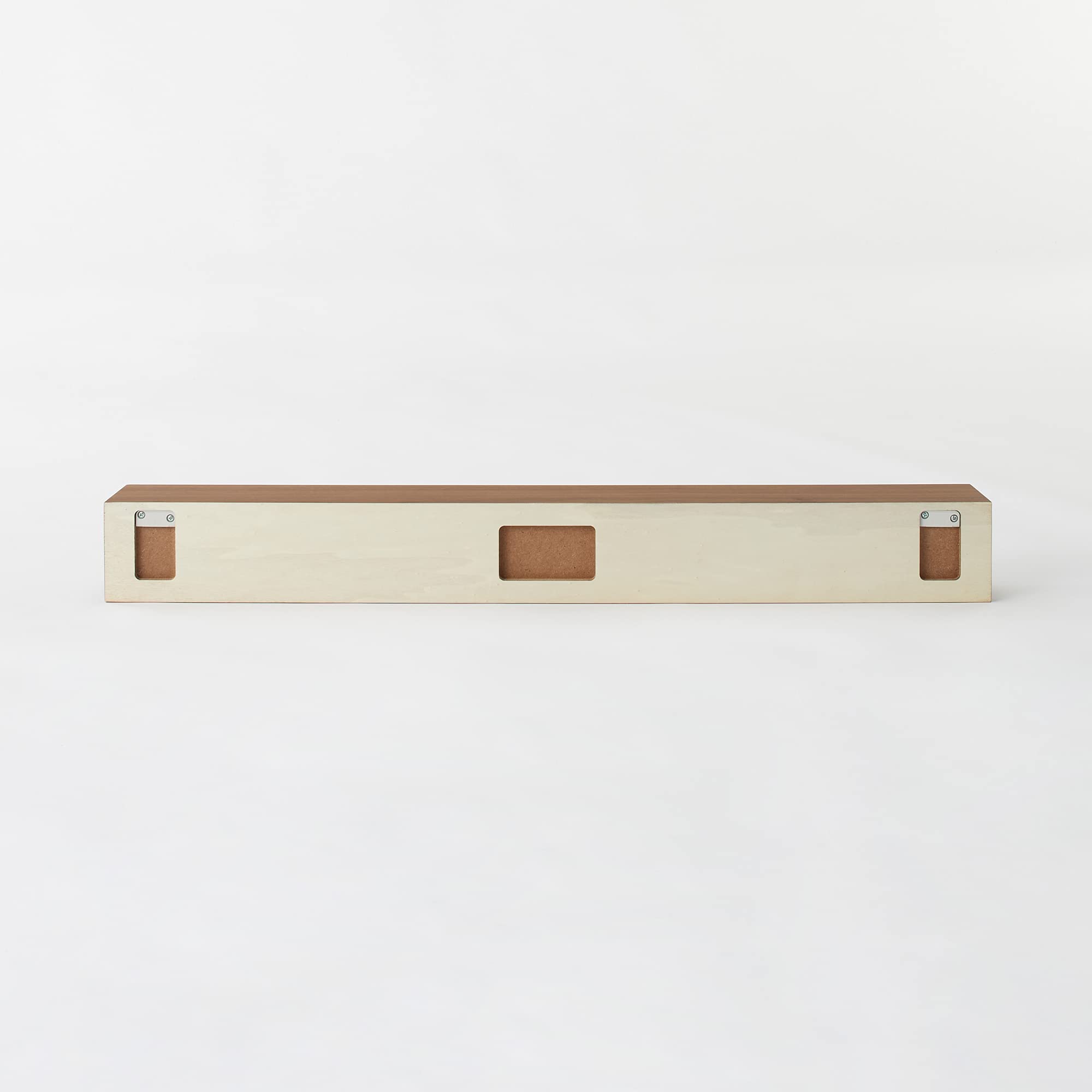 Mujirushi Ryohin Japan Walnut Wall Mounted Shelf 88X12X10Cm - 44505113