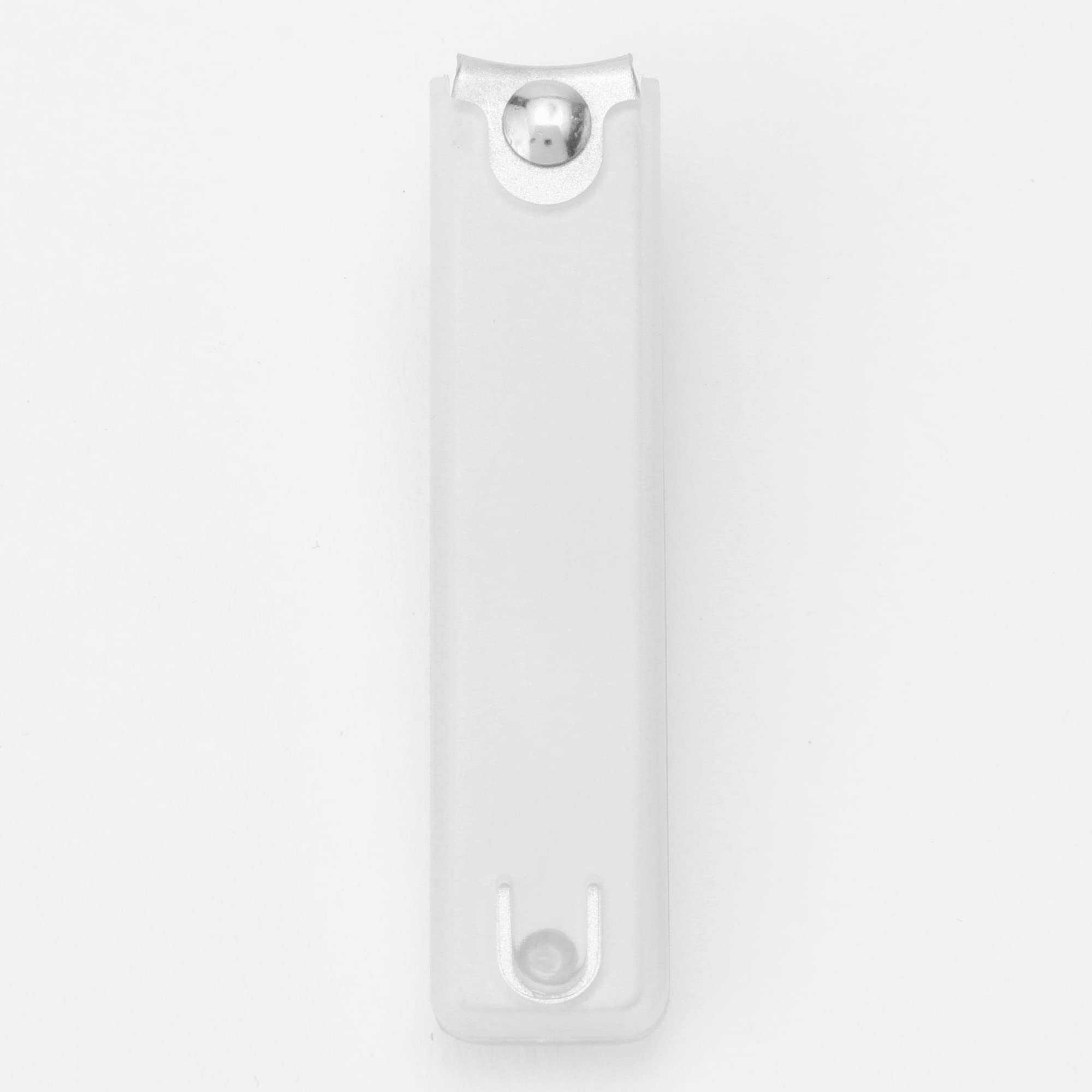 Muji Large Steel Nail Clippers with PP Cover 1 Piece White Metal