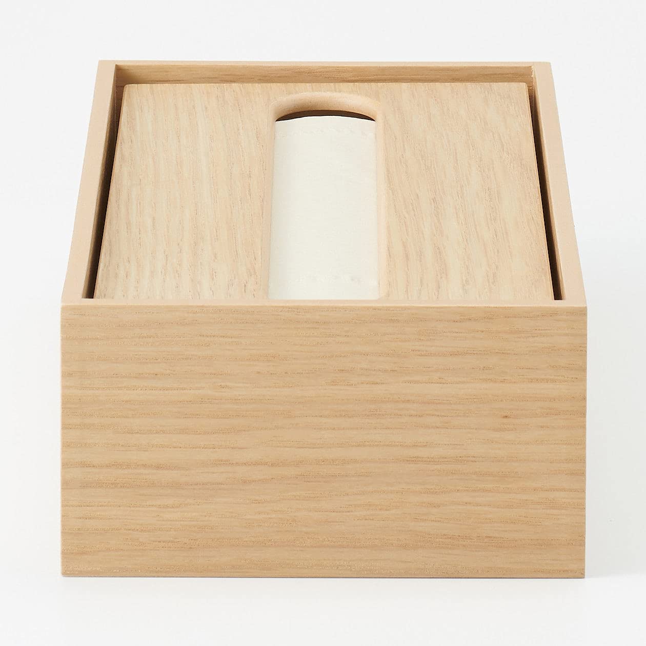 Mujirushi Ryohin Japan Wooden Tissue Box 26.5X13.5X7.2Cm 82603361