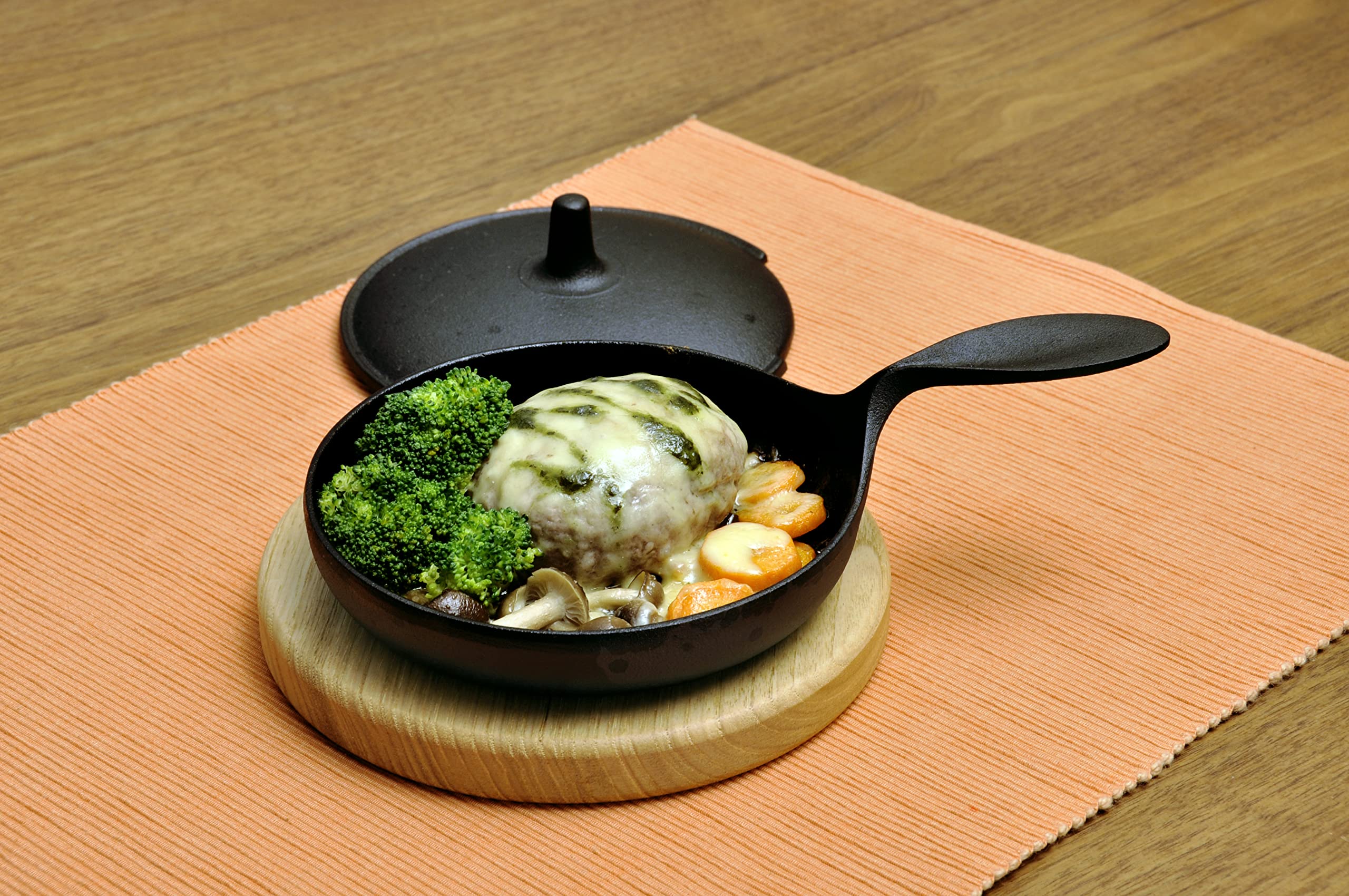 Eugen Nanbu Tekki Frying Pan Japan Ih Compatible 14Cm Mini Pan W/ Lid Ogasawara Rikucho
