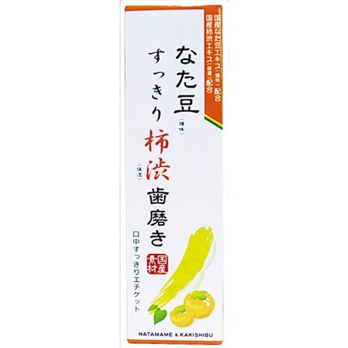 Natamame Sukkiri Kakishibu Toothpaste 10Pcs Japan Refreshing Moisturizing Persimmon Juice