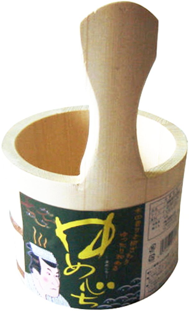 Ichihara Woodworks Natural Wood Hot Water Bucket From Japan - 39053