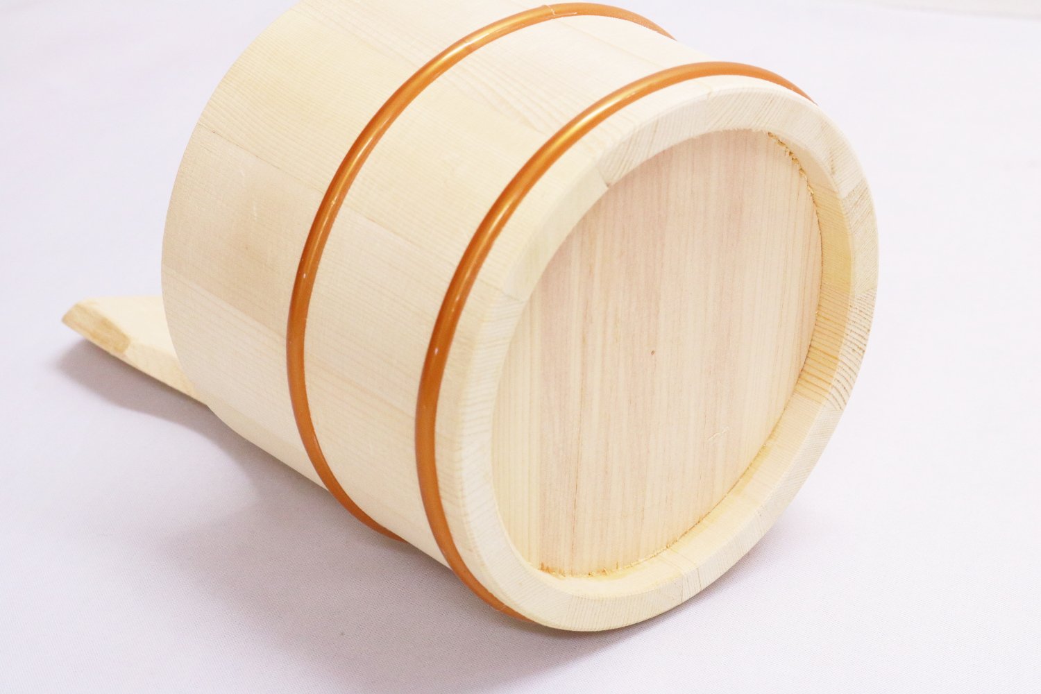 Ichihara Woodworks Natural Wood Hot Water Bucket From Japan - 39053