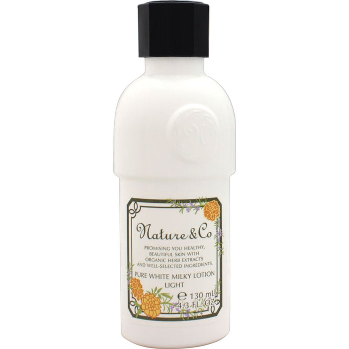 Nature&Co Pure White Milky Refreshing Lotion 130Ml - Made In Japan