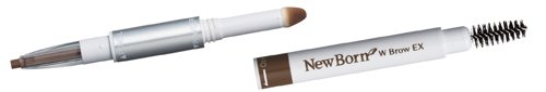 Sana New Born W Brow Ex B10 Eyebrow Pencil Royal Brown - Japanese Eyebrow Products