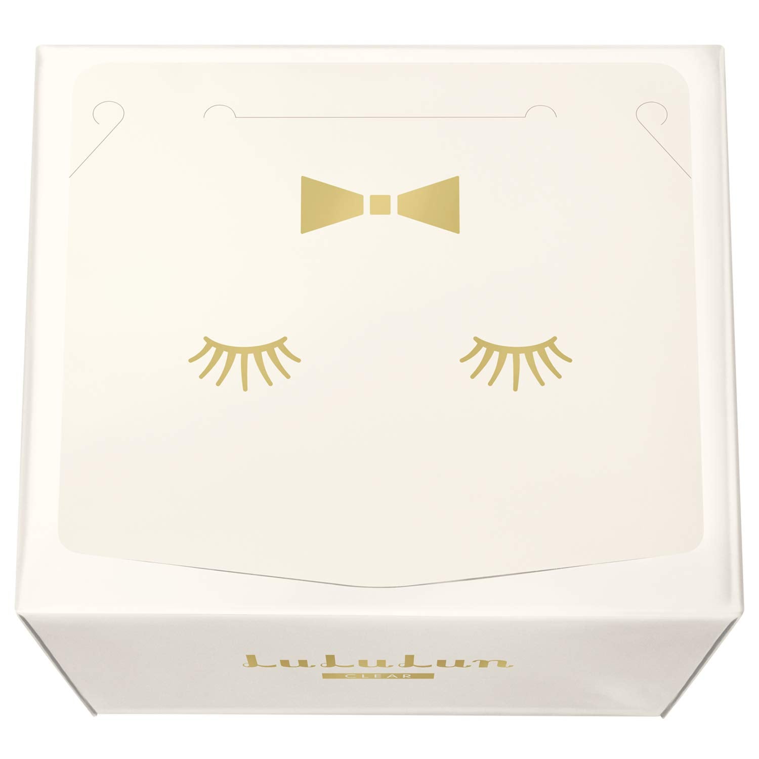 Lululun 10Th Year Anniversary White Face Mask 32Pcs (Hari/Glossy Transparency) Japan