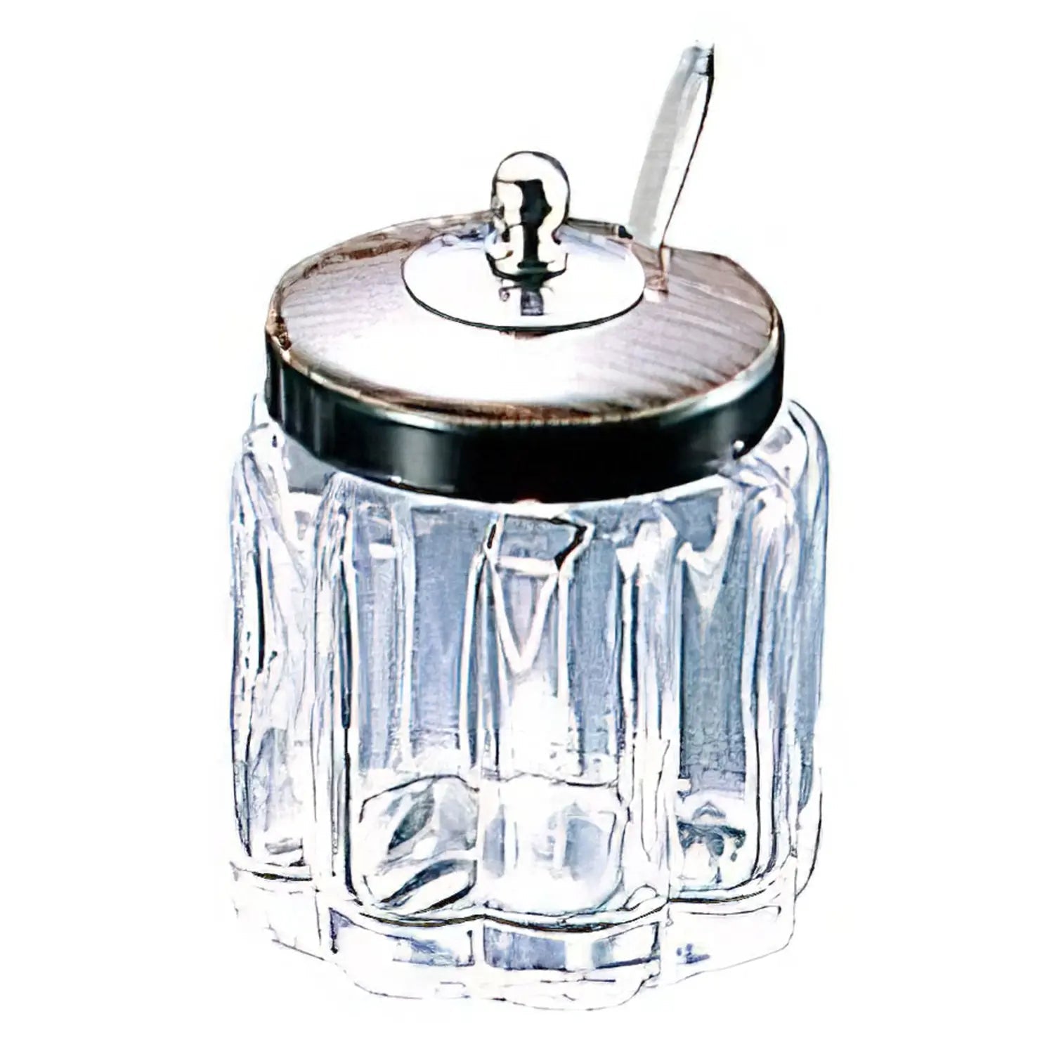 Ninomiya Crystal Glass Karashi Cruet Wood Pattern 60Ml