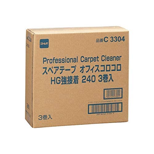 Nitoms Japan Spare Tape Office Corocoro Hg Strong Adhesive 240Mm 3 Rolls C3304