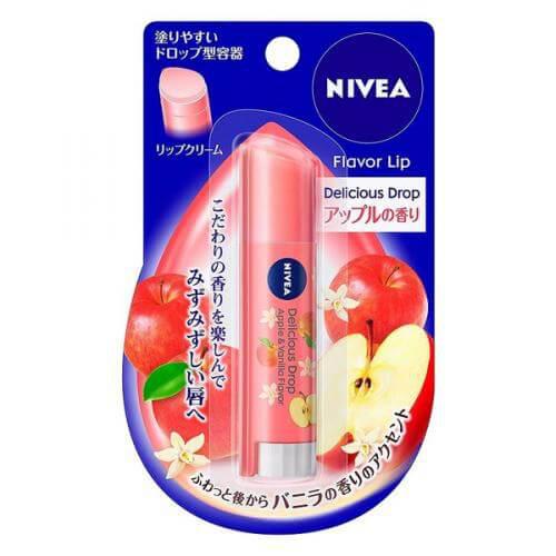 Nivea Delicious Drop Flavored Lip Balm Apple Japan With Love