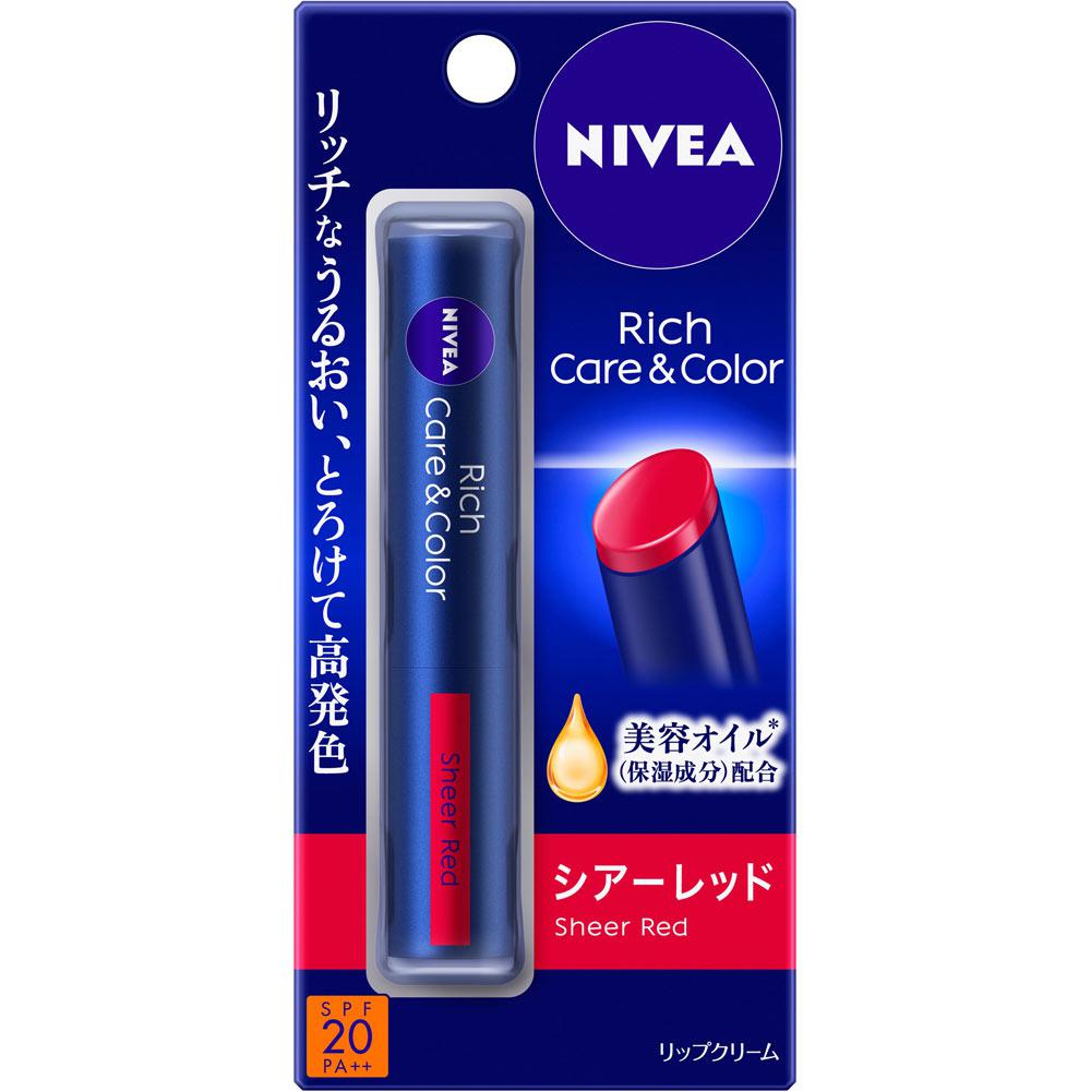 Nivea Rich Care & Color Lip - Sheer Red