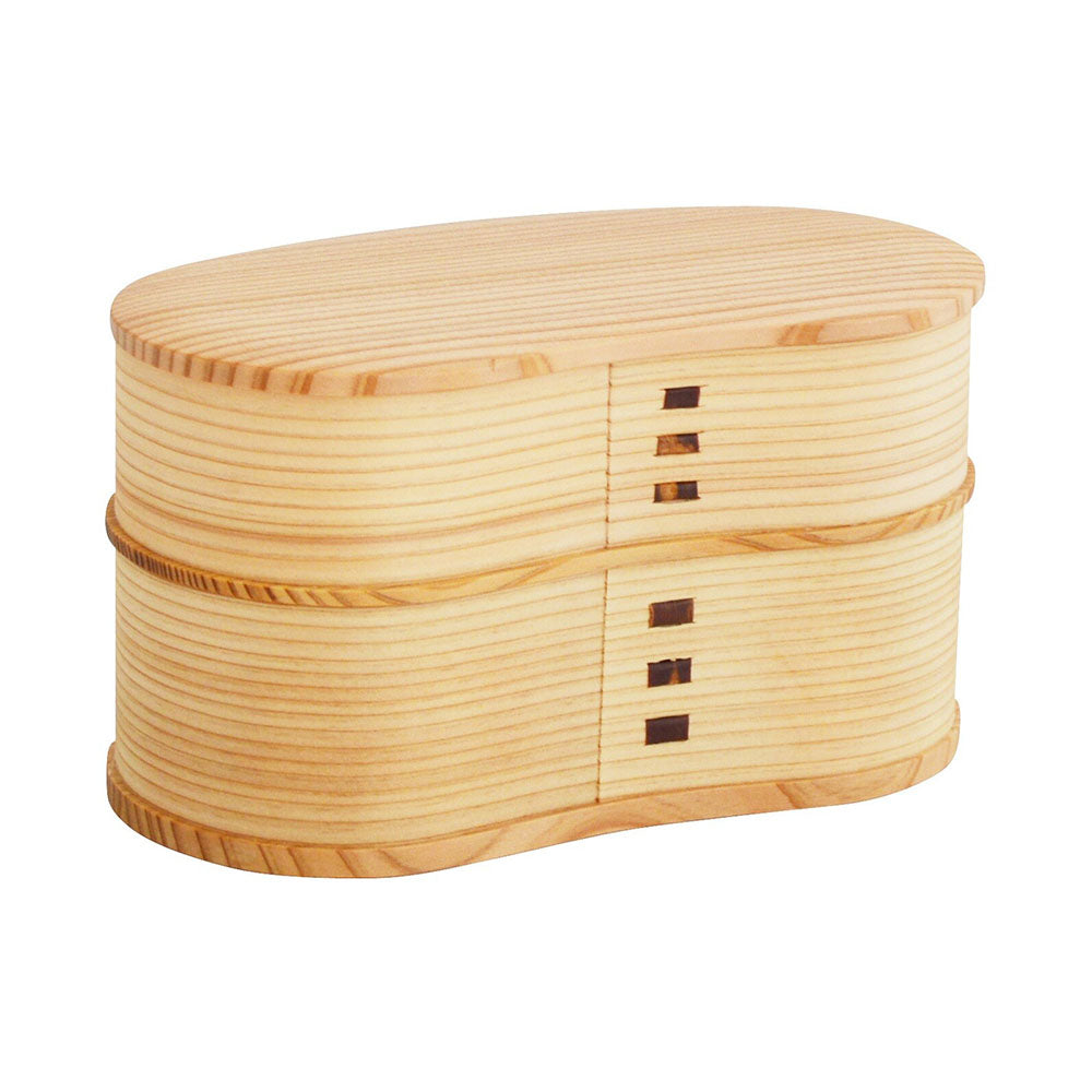 Odate Magewappa Hango Two-Tier Bento Lunch Box