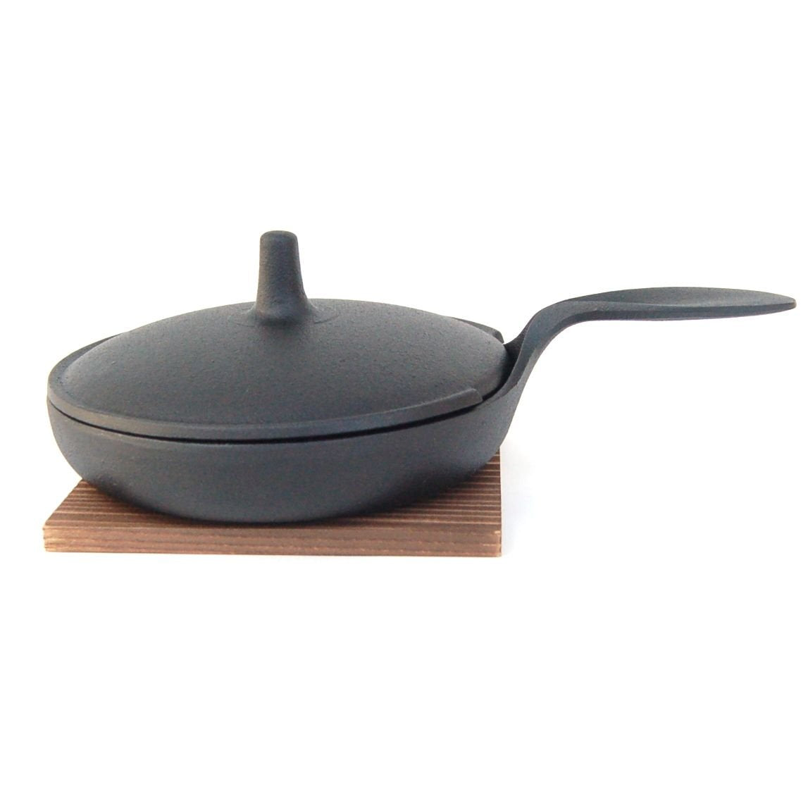 Ogasawara Rikucho Japan Nanbu Tekki Mini Frying Pan With Lid