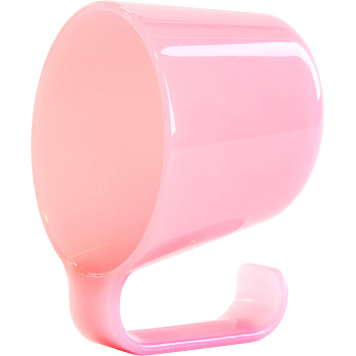 Oka Plys Prisbeth Tumbler Toothpaste Cup Pink 8X10X6Cm Japan - Drainable Freestanding
