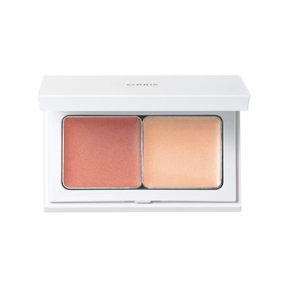 Orbis Glow Skin Compact ◎ Cheek Base & Highlights 34G (X 1)