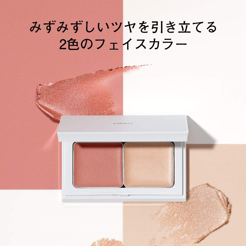 Orbis Glow Skin Compact ◎ Cheek Base & Highlights 34G (X 1)