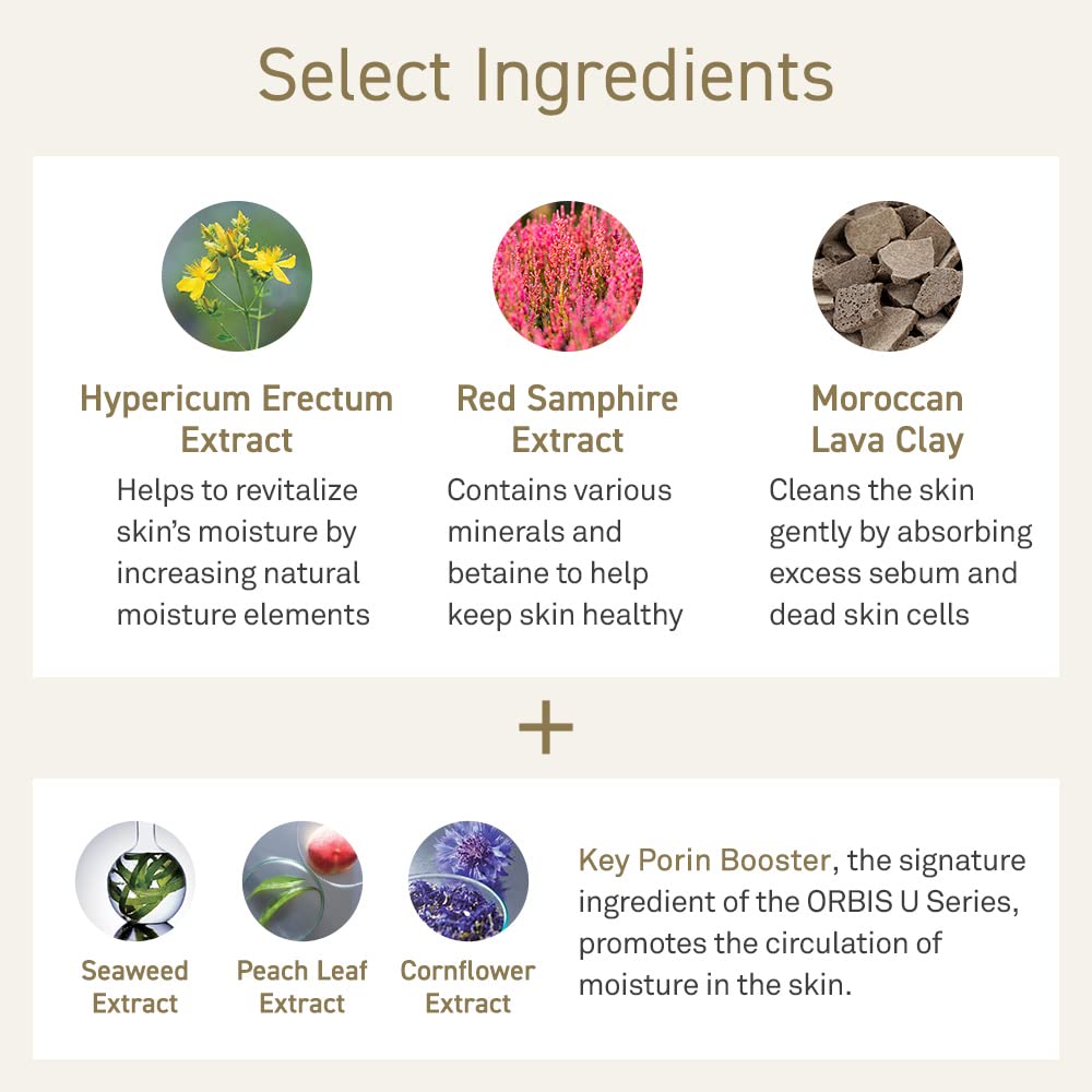 Orbis Japan Quasi-Drug Foaming Wash Aging Care Facial Cleanser 120G Cream - Moisturize & Prevent Roughness