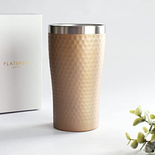 Oribe Platinum Thermo Tumbler Gold Boxed Vacuum Insulated Thermal Insulated Cold Gift Japan
