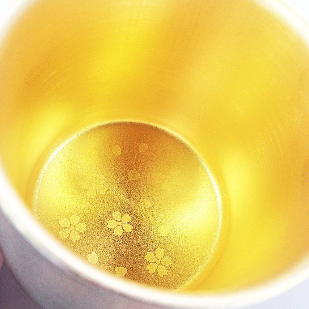 Os Sus Cup Double Structure Stylish Sakura Tumbler