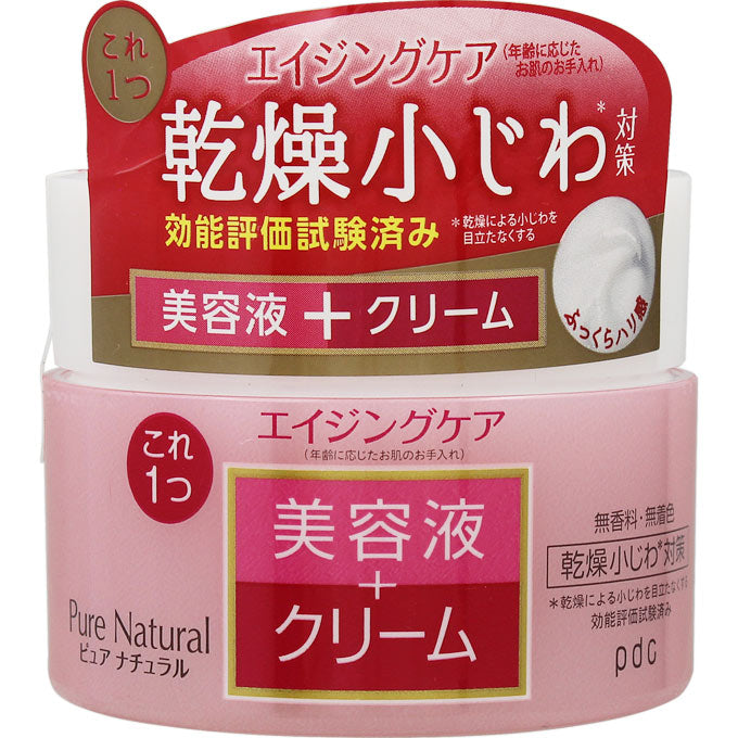 Pdc Pure Natural Aging Care Cream With Collagen & Hyaluronic Acid 100g - Japanese Anti-Aging Care