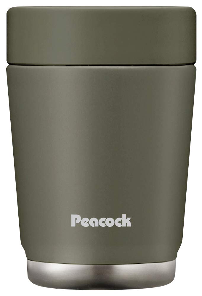 The-Peacock Peacock Lunch Jar Thermal 0.38L Khaki Japan Lkc-38 K
