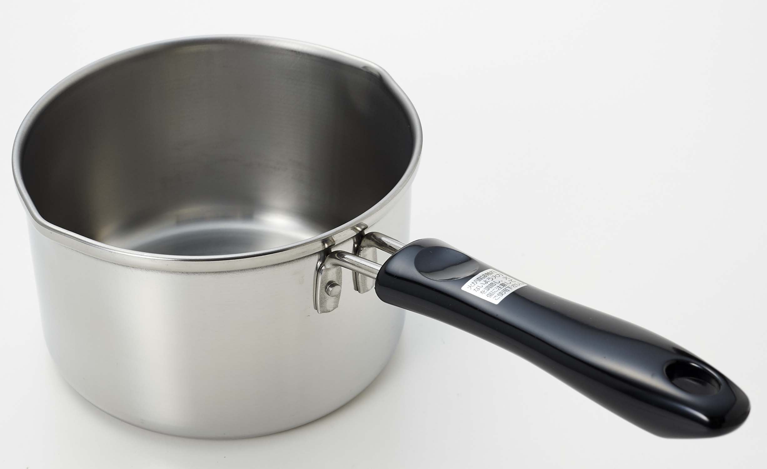 Pearl Metal Kinzoku Milk Pan 13Cm Ih Compatible Japan H-5171 Silver