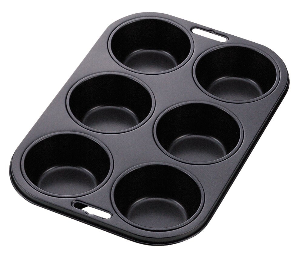 Pearl Metal Kinzoku Muffin Type Plate 6 Pcs Japan High Clean Coat Ee Sweets D-4838