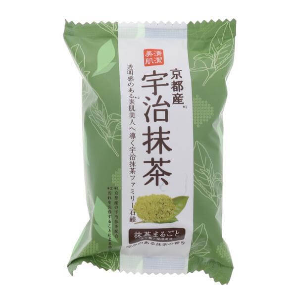 Uji Matcha Green Tea Soap Bar 80g by Pelican - Family Size