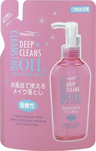 Pharmaact Deep Cleansing Oil Refill 150ml - Japanese Makeup Remover Cleansing Oil