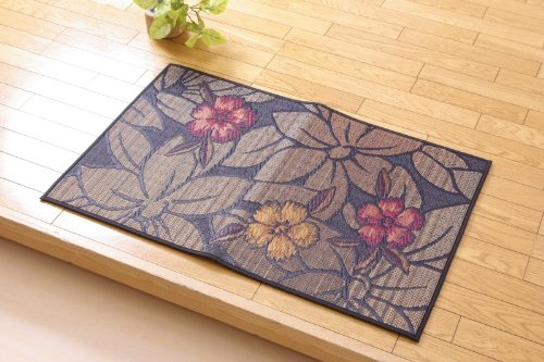 Ikehiko Corporation Nadeshiko Black Entrance Mat 70X120Cm - Made In Japan