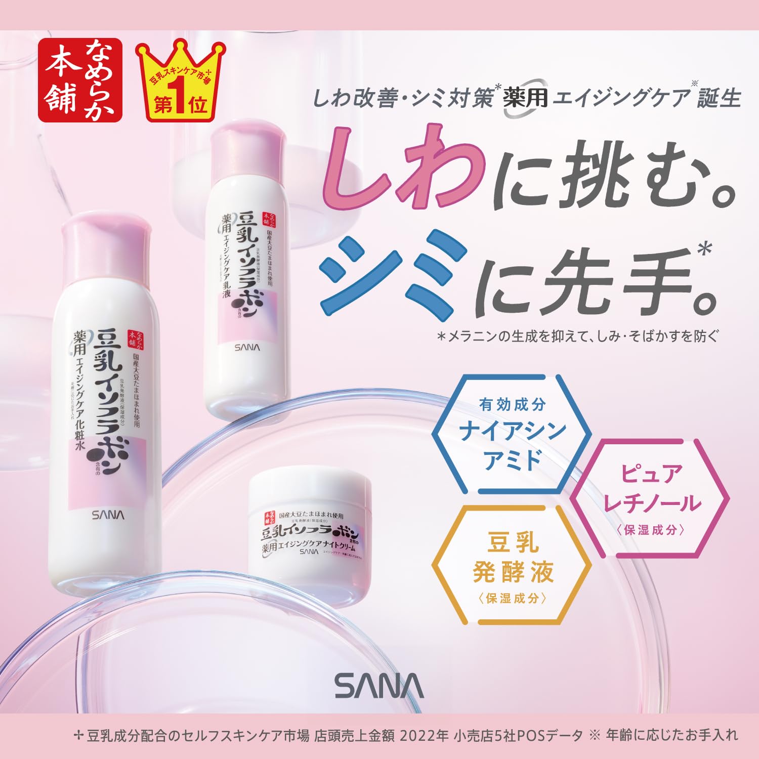 Nameraka Honpo Med Wrinkle Lotion White QD