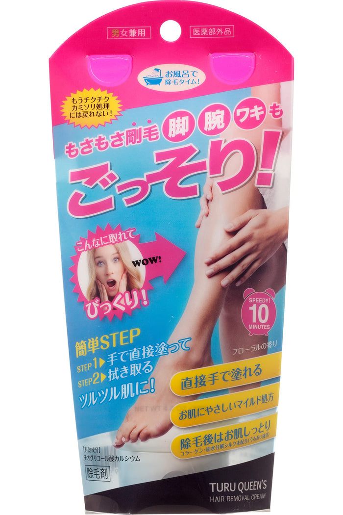 Crane Queens Tsuru Queens Hair Remover For Sensitive Skin 120G - Japan Quasi-Drug
