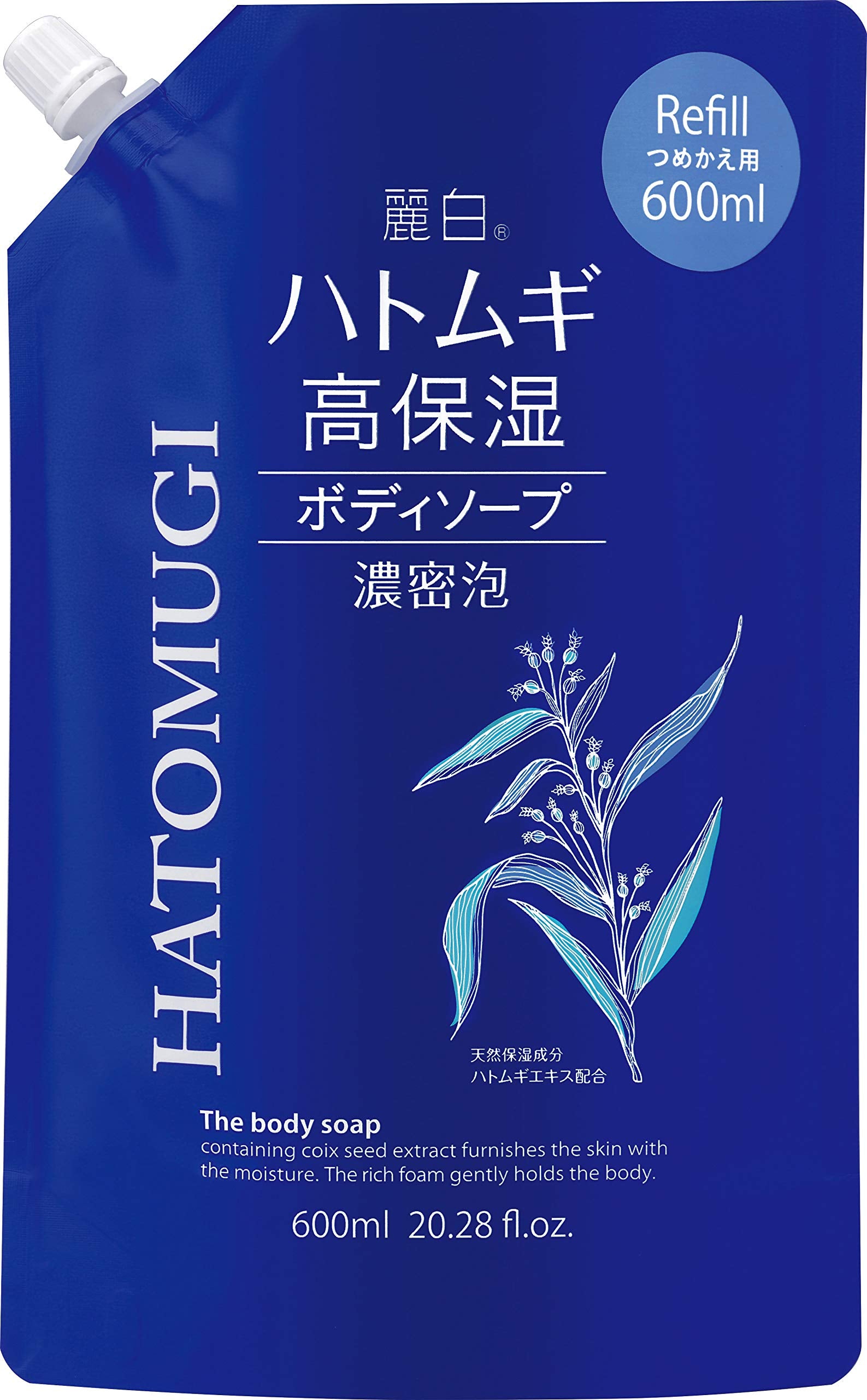 Libai Reihaku Hatomugi Body Soap 600ml