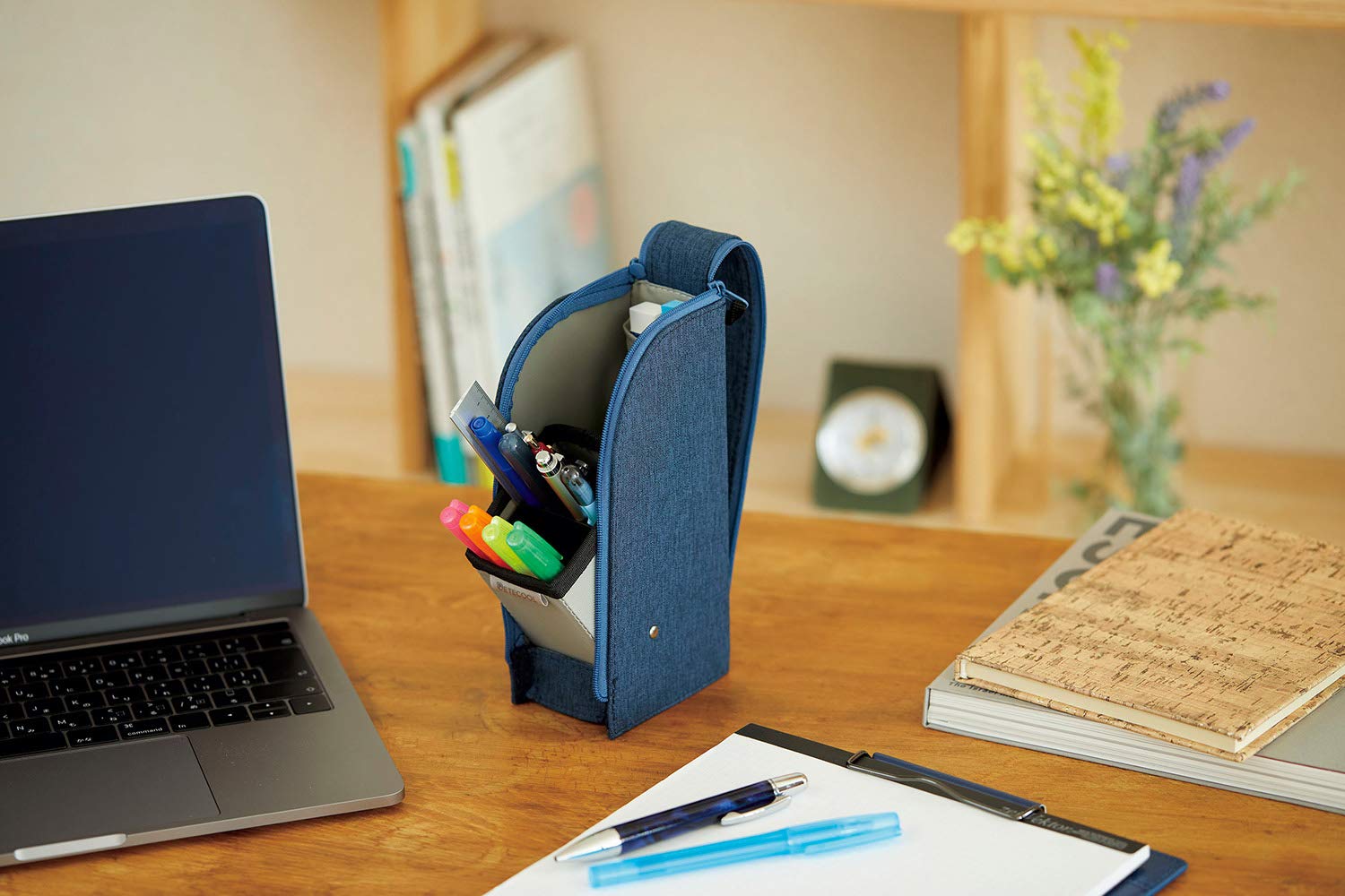 Reimei Fujii Fy379K Pen Case Pencil Case Cool Navy Japan