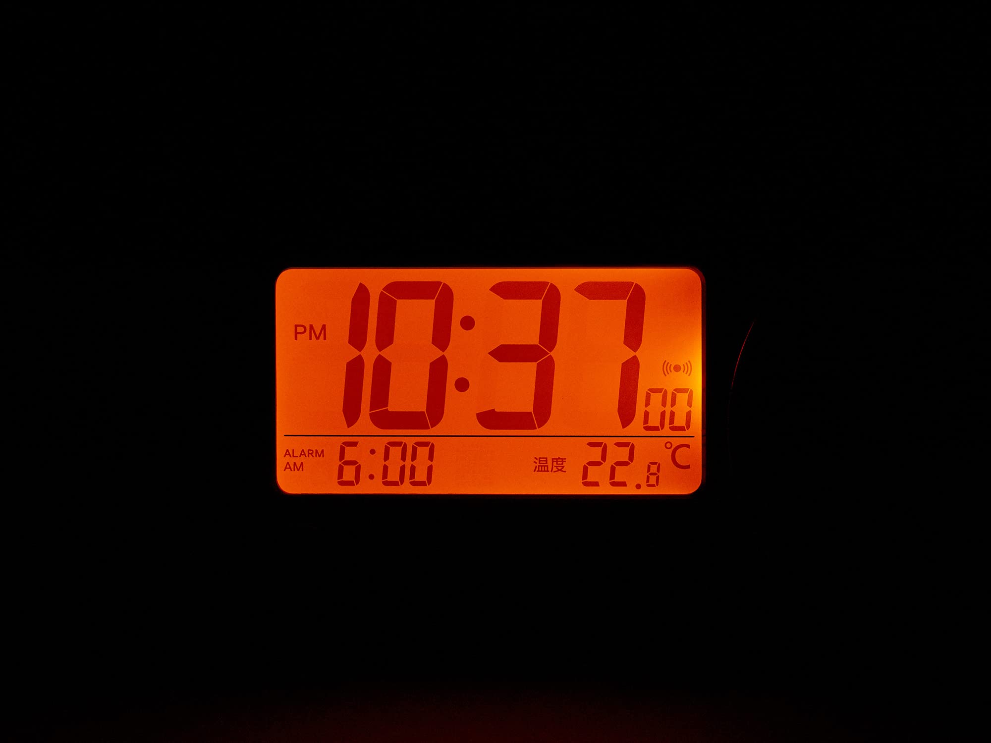 Rhythm Alarm Clock Radio Loud Volume 1K Patterns Electronic Sound 8Rz230Sr02 Black - Japan 8.5X18.4X5.8Cm