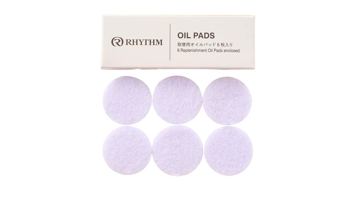Rhythm Aroma Diffuser Replacement Oil Pads 6Pcs Japan F0901-0576 Φ25X4Mm