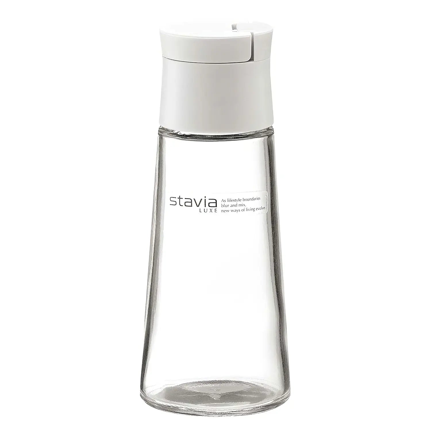 Risu Stavia Luxe Soda Glass Salt & Pepper Shaker 140ml - White